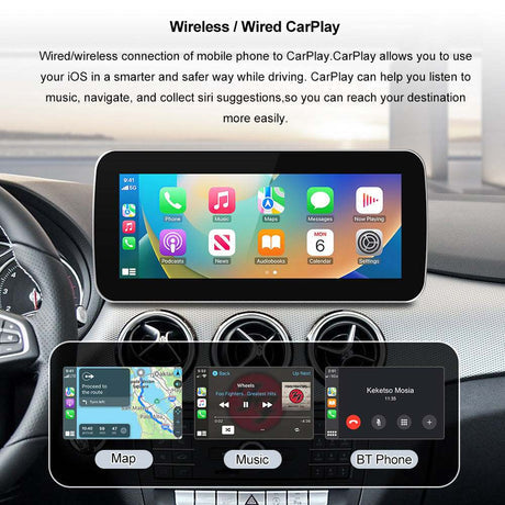صندوق CarPlay/Android Auto اللاسلكي لمرسيدس بنز