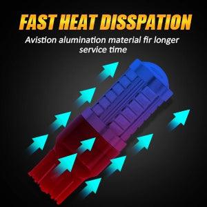 T20 7443 7440 LED Brake/Tail Light 20W 4000LM Red 33LED Series | 2 Bulbs