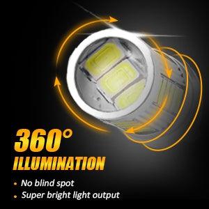 T20 7443 7440 LED  Backup Reverse/Turn Signal/Brake Tail Light 20W 4000LM 6500K White 33LED Series | 2 Bulbs