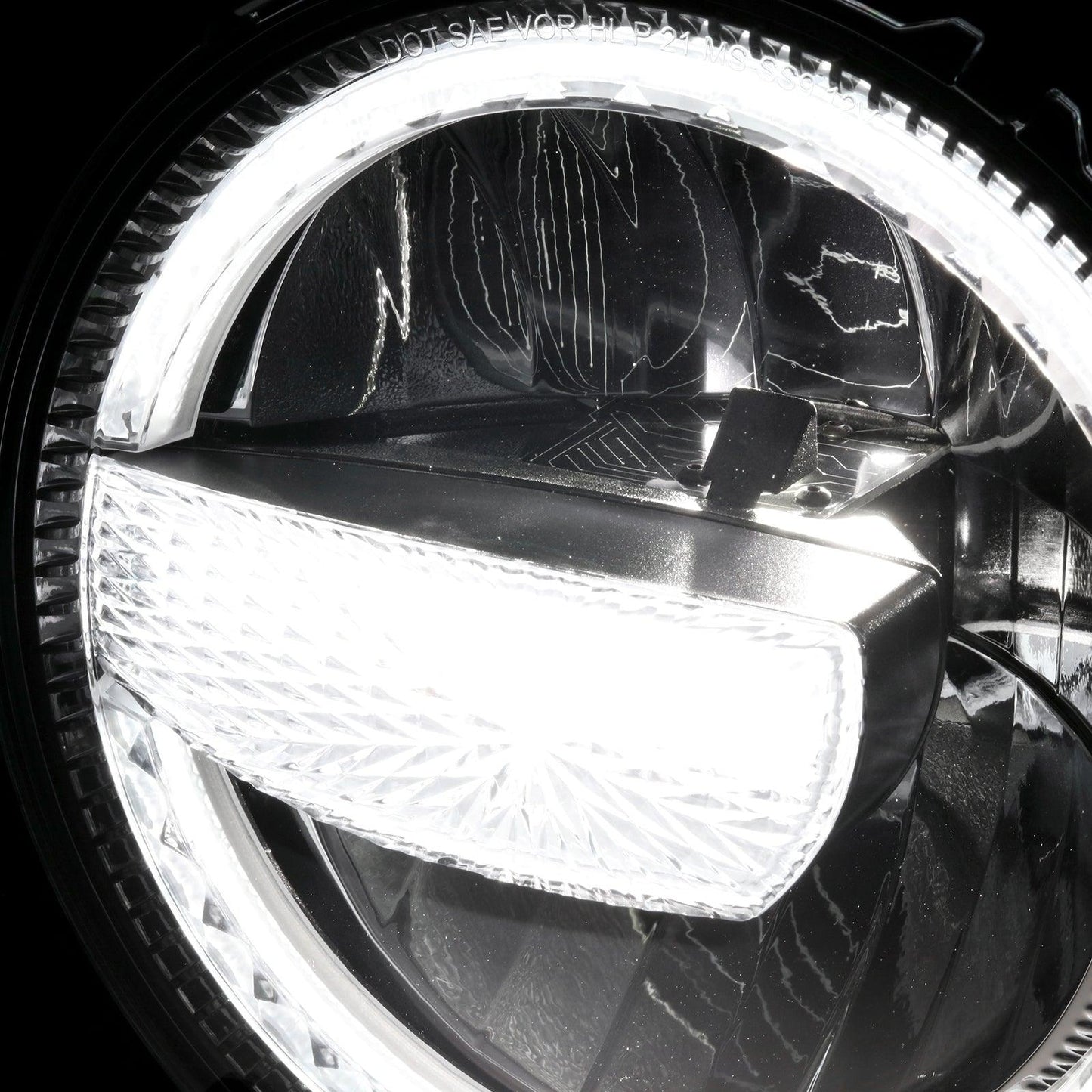 (2pcs/set) 9 Pouces 120W LED Feux DOT Jeep JL Gladiator JT