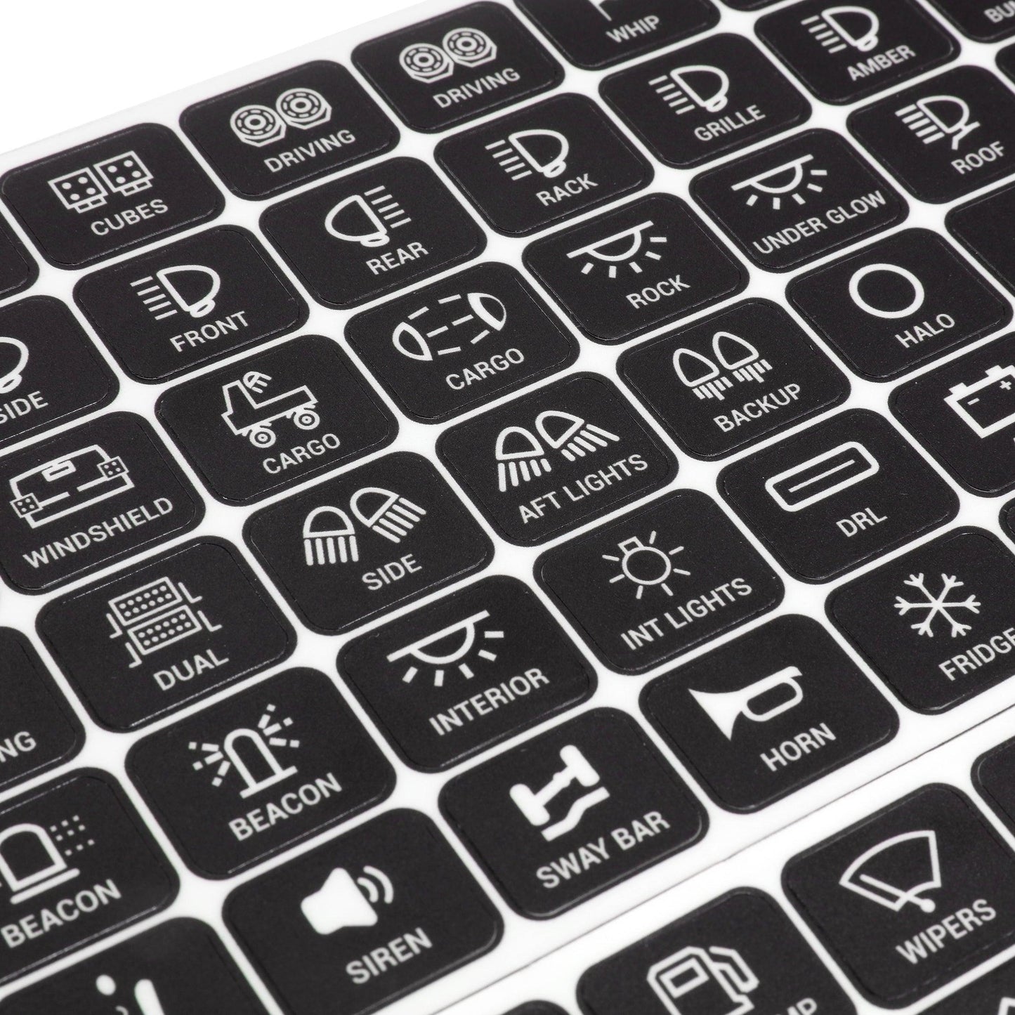 120 Universal Stickers for AC-1200/AR-600/RA80 XL/RB80 XL Switch Panel