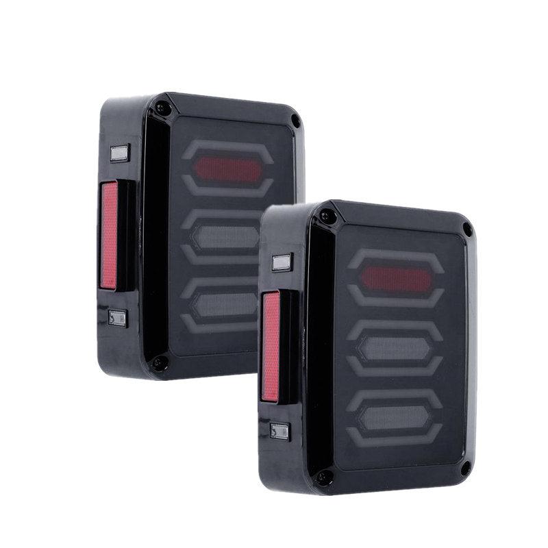 (قطعتان/مجموعة) طقم مصابيح خلفية LED لسيارة جيب رانجلر JK