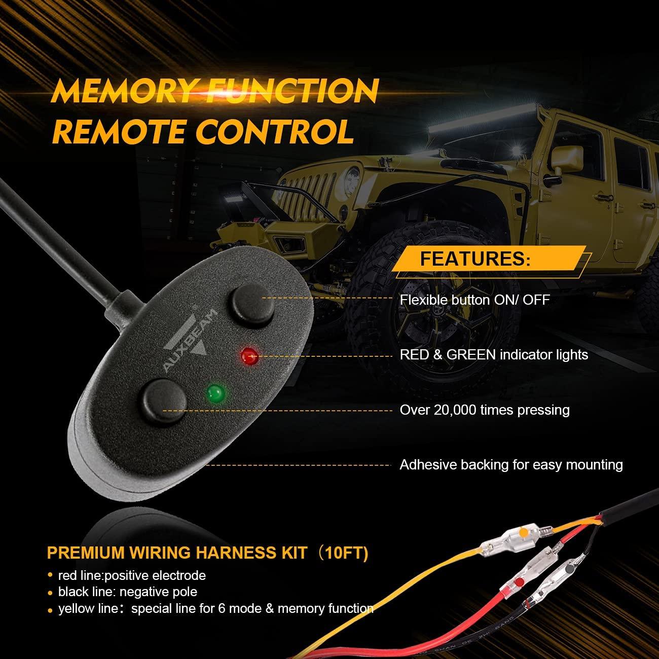 6 Modes Series 42 Inch White&amp;Amber Curved Off Road Led Light Bar