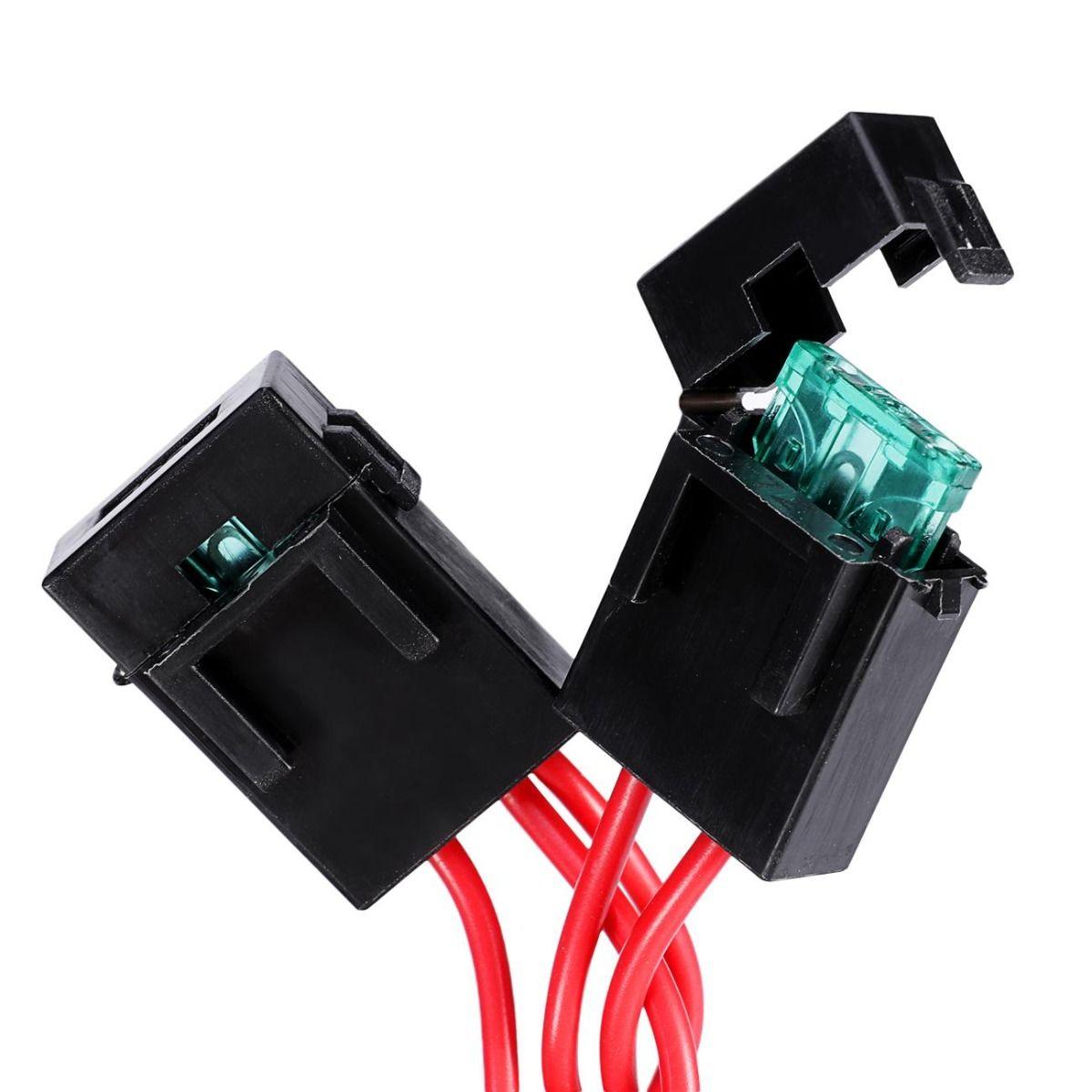 (1 Lead 14AWG for bar in 300W) Led Light Bar Wiring Harness with Fuse 40A Relay ON/Off Switch - Auxbeam  – éclairage LED auto