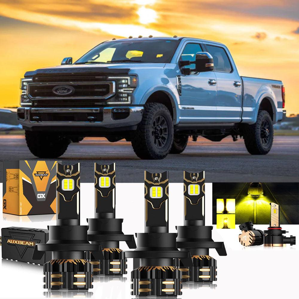 For 2020 Ford F-250 Super Duty  H13 LED Headlight Bulbs Bundle - Auxbeam  – éclairage LED auto