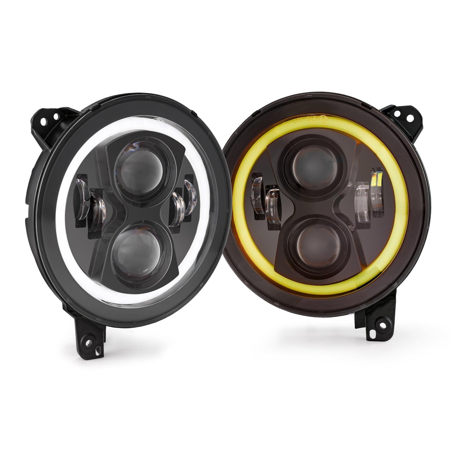 (2pcs/set) 9 Inch LED Headlights with DRL Halo Ring for Jeeps Wrangler JL Jeep Gladiator JT 2018 2019 2020 2021 2022