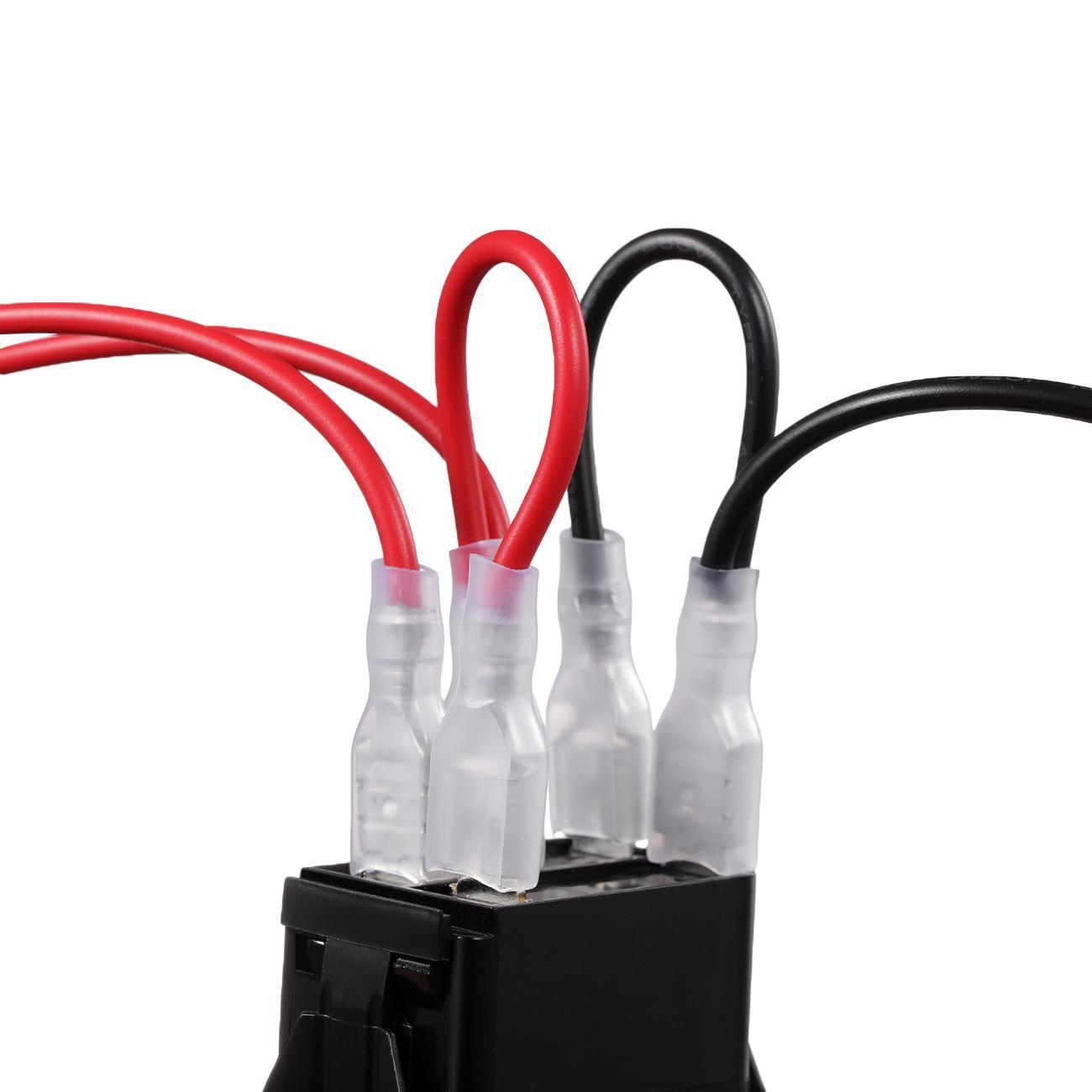 5 Pin Laser On/Off switches 20A/12V 10A/24V Switch with Jumper Wires Set for Cars,Trucks,RVs - Auxbeam