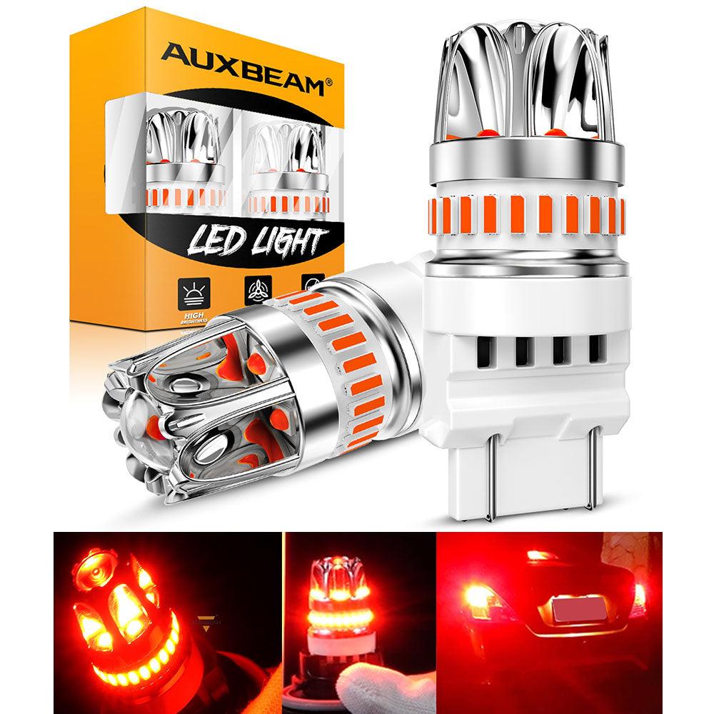 T25 3157 3156 LED Brake/Tail Light Bulbs 14W 6000LM CAN-Bus Error Free Red Y2 Series | 2 Bulbs
