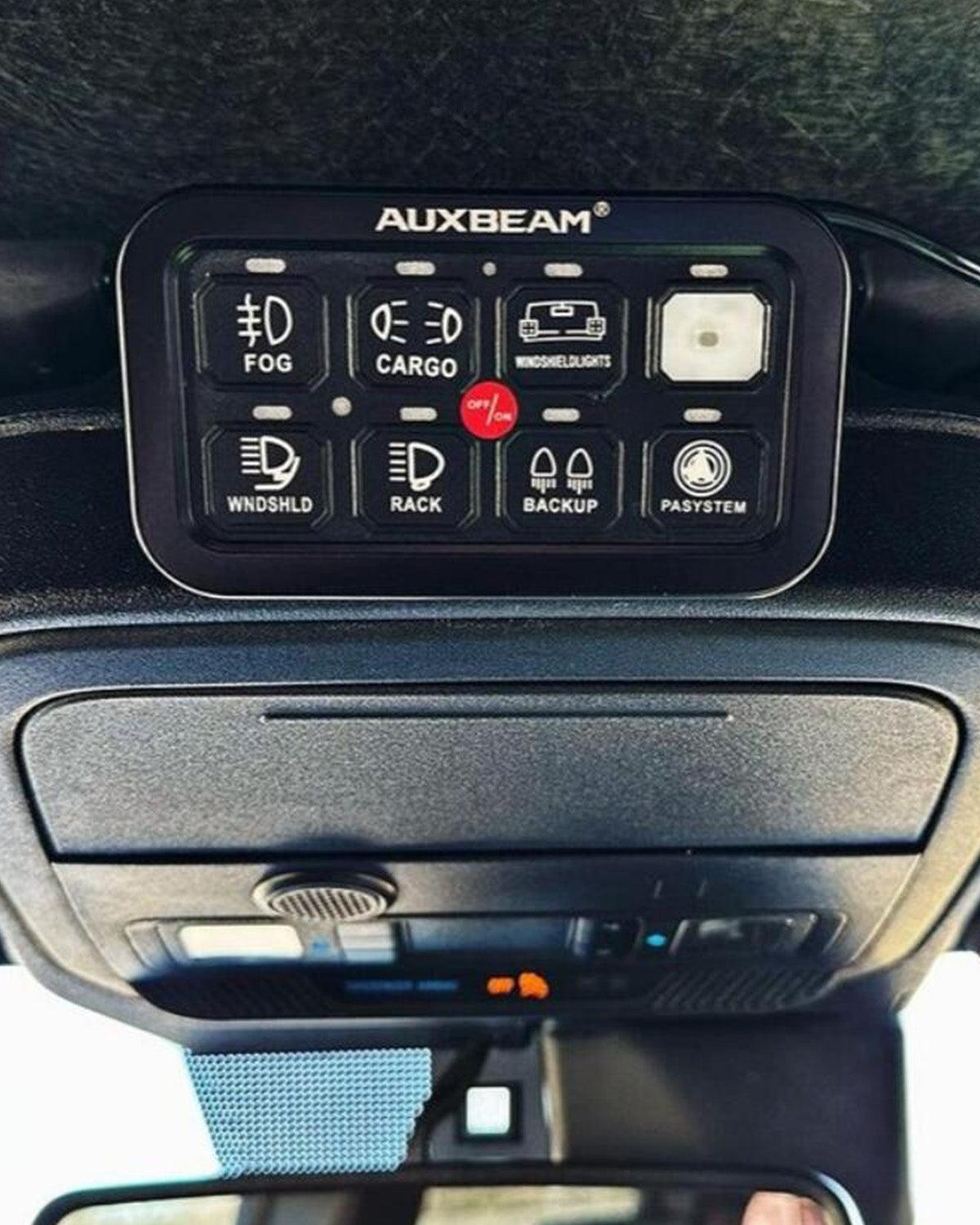 AR Series 6/8 Gang LED Switch Panel,Off Road Light Controller 