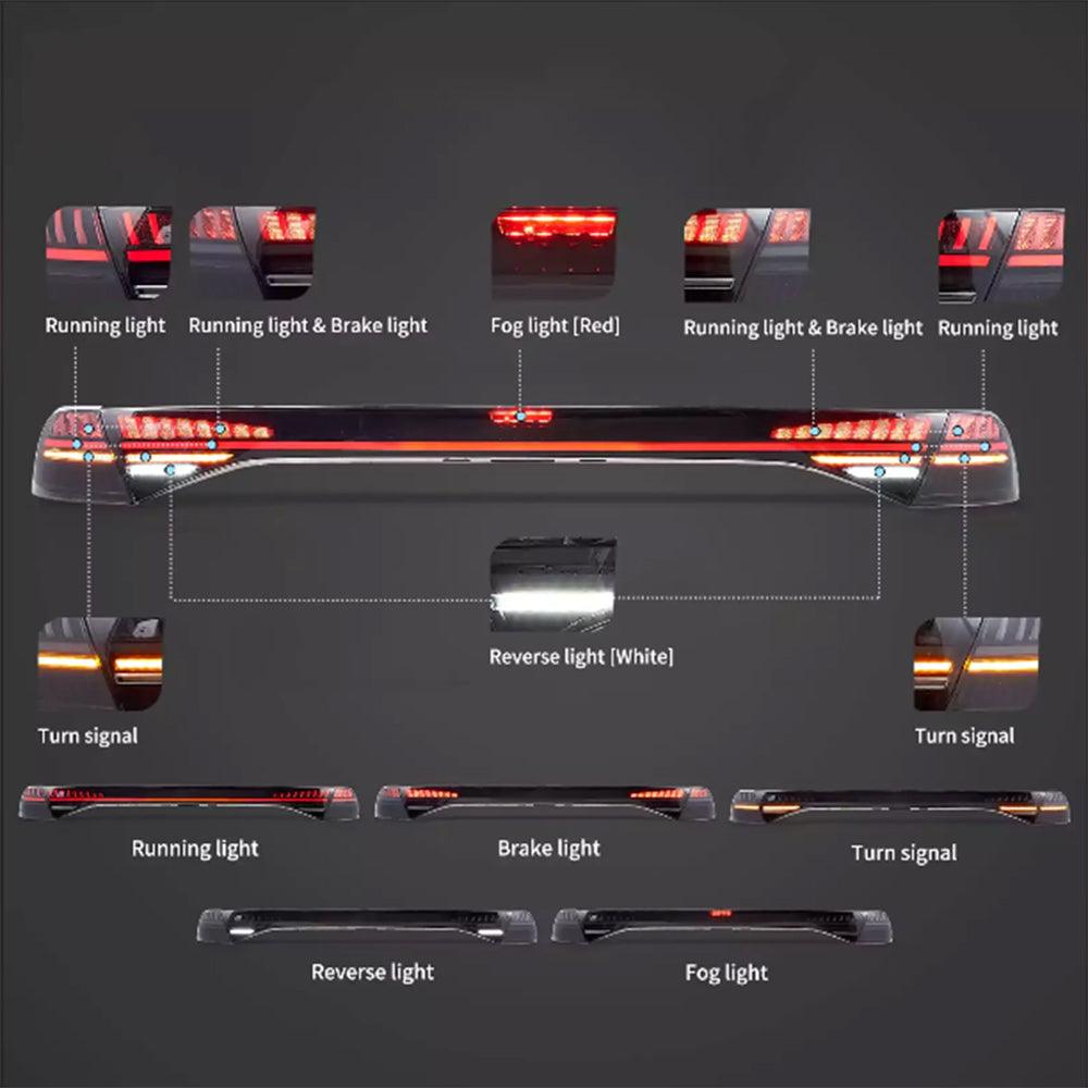 LED Tail Light Assembly Full LED With Start-Up Animation For 2023-2025 Honda Accord