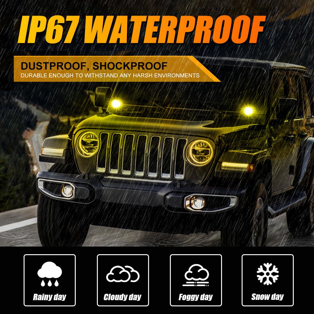 R4 Series | 4 Pouces 60W LED Pods Lumière Amber Spot