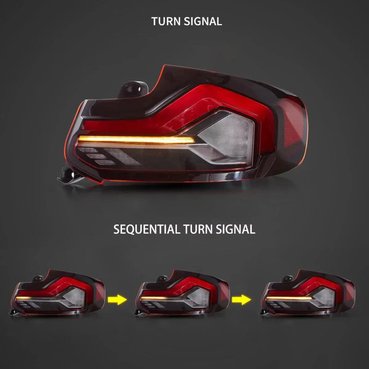 مجموعة مصابيح خلفية LED مع تأثير رسوم متحركة لبدء التشغيل (طلب مسبق) لسيارة BMW الفئة الثانية (F22 F23) M2 (F87) موديلات 2014-2021