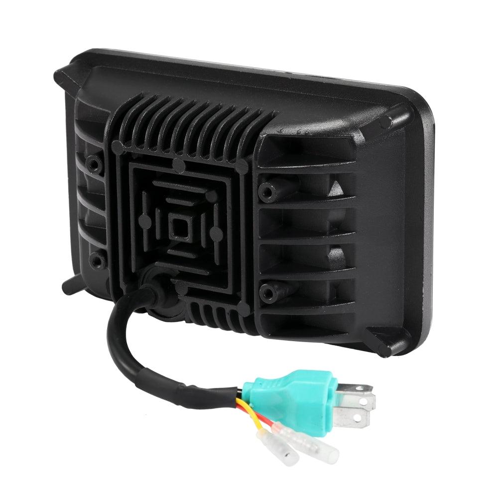 (2pcs/set) 4x6 Inch Sealed Beam LED Headlights with Hi-Lo Beam DRL Turn Signal Light