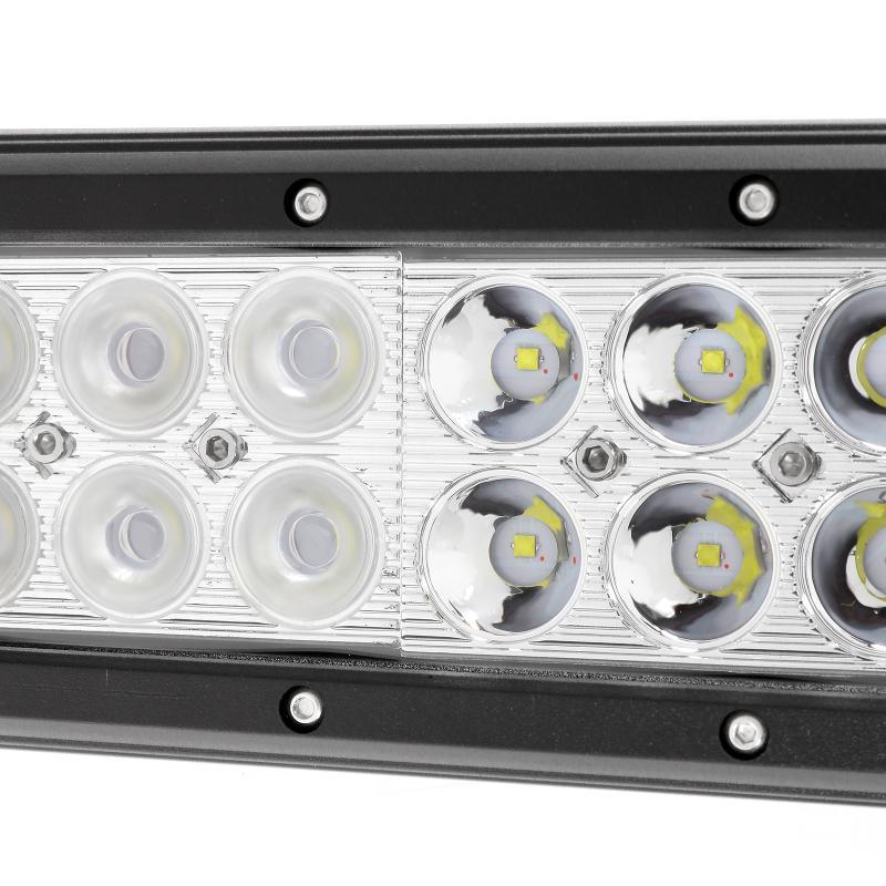 شريط إضاءة LED مزدوج الصف مقاس 12 بوصة من سلسلة Classic-SM مع حزمة أسلاك لسيارات الدفع الرباعي ومركبات ATV وUTV والشاحنات والقوارب الصغيرة