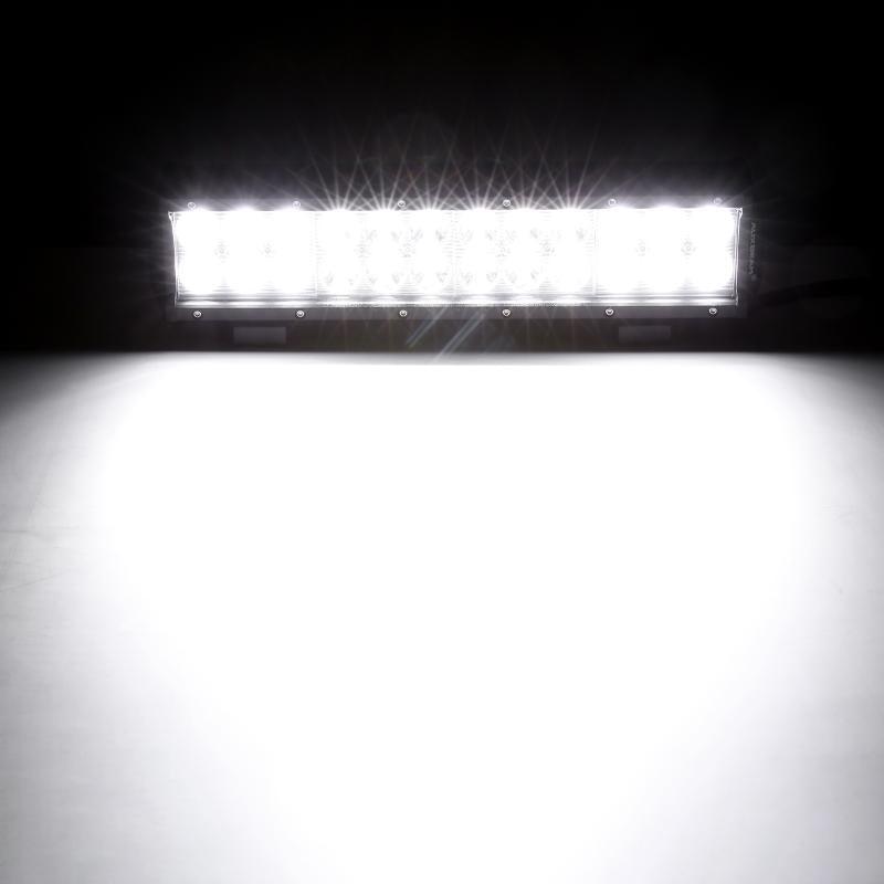 شريط إضاءة LED مزدوج الصف مقاس 12 بوصة من سلسلة Classic-SM مع حزمة أسلاك لسيارات الدفع الرباعي ومركبات ATV وUTV والشاحنات والقوارب الصغيرة