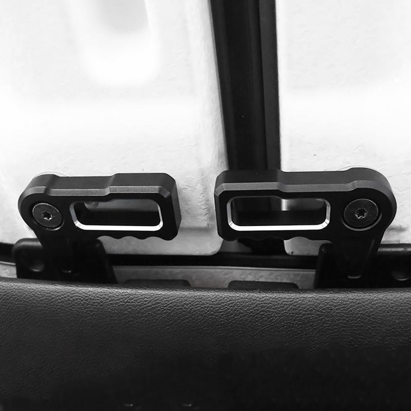 (6 قطع/مجموعة) مقبض مفتاح السقف العلوي لسيارة جيب رانجلر JL 2018-2022 (أحمر/أسود)