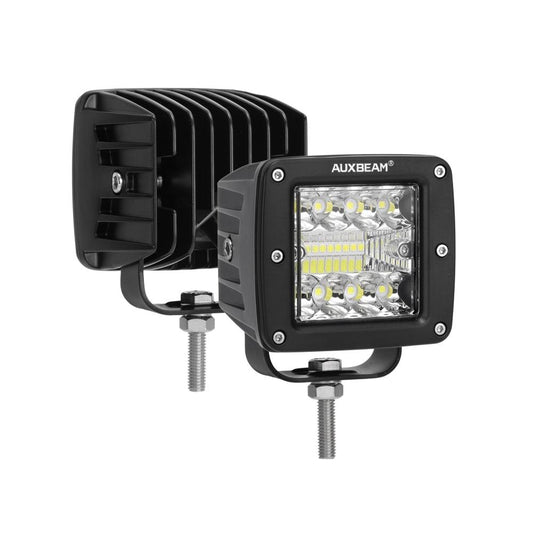 (2pcs/set) 3 Pouces LED Pods Lumière Faisceau Spot avec 2-Câbles pour Camion Jeep SUV Offroad 4x4