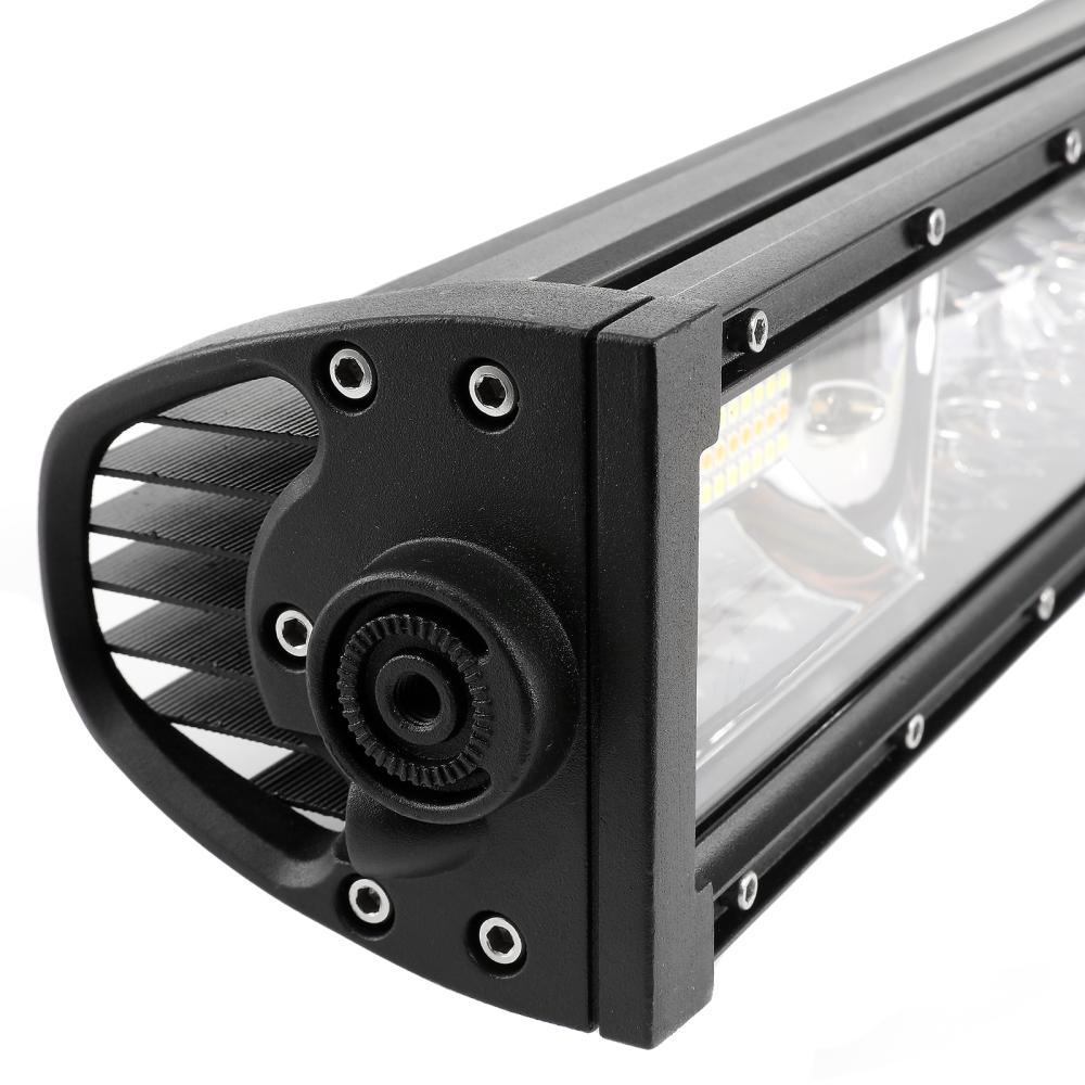 50 Inch 6 Modes White&amp;Amber Curved Off Road Led Light Bar