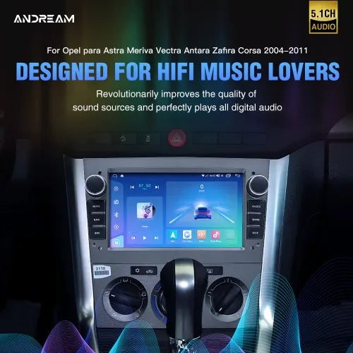 Écran De Mise À Niveau Andream Android DSP CarPlay Opal 2004-2011