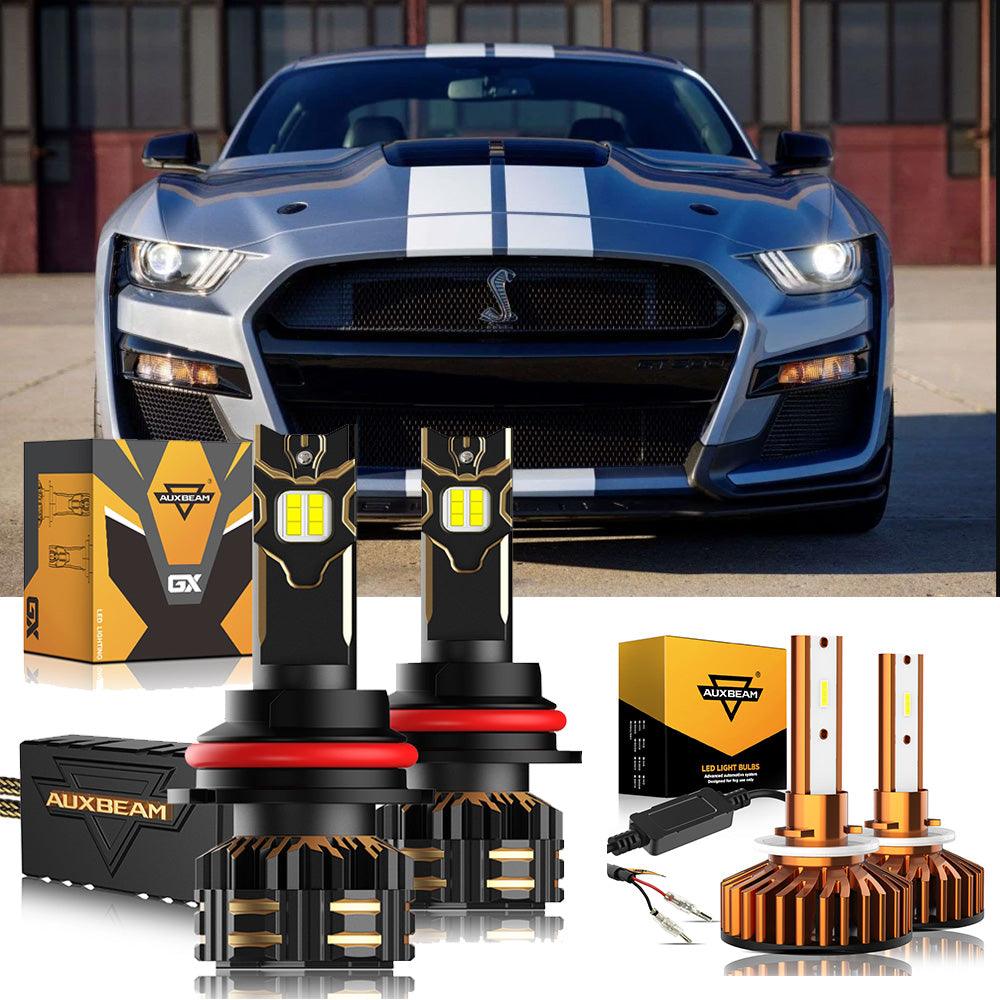 For 2000 Ford Mustang (BASE/GT/SVT COBRA R) 9007 LED Headlight Bulbs - Auxbeam  – éclairage LED auto