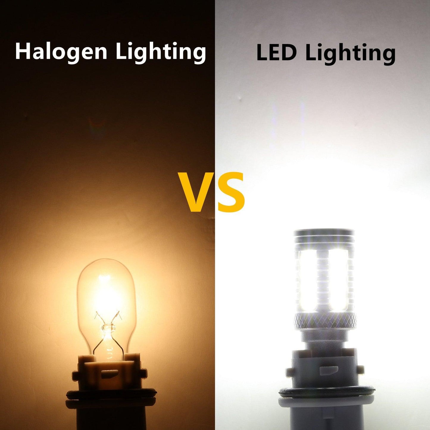 921 912 LED Bulbs Cargo Light High Mount Stop 3rd Brake Light Combo, White &amp; Strobe Red Kit | 4 bulbs