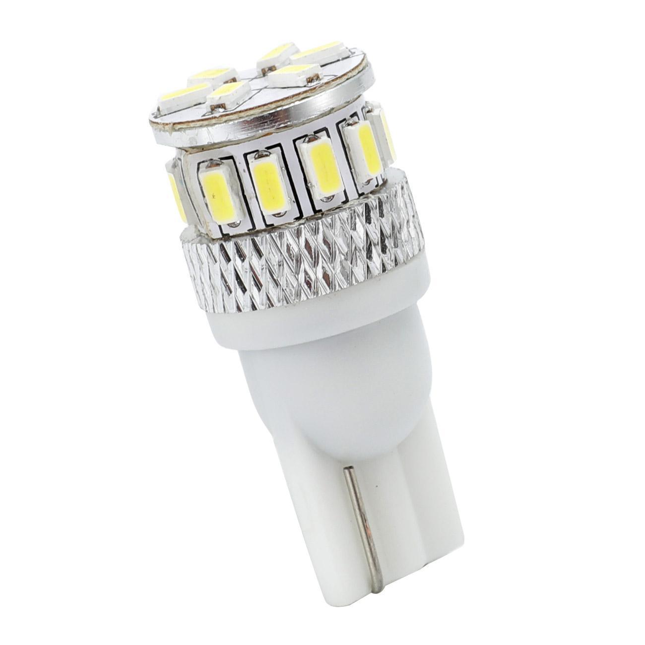 168 2825 W5W T10 LED License Plate/Side Marker/Interior Light Bulbs 4W 300% High Brightness CAN-Bus Error Free 6500K White | 2 bulbs 