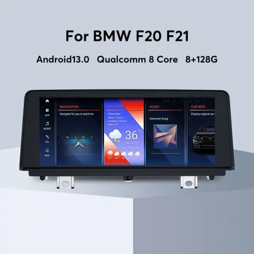 8.8" Qualcomm 8 Cœurs Android 13.0 BMW GPS Radio Bluetooth