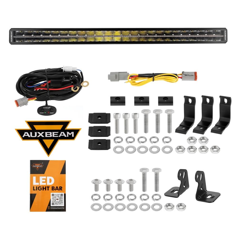 SP-DRL Series 42 Inch 278W 32640LM Dual Row Off Road LED Light Bar With Amber&White DRL