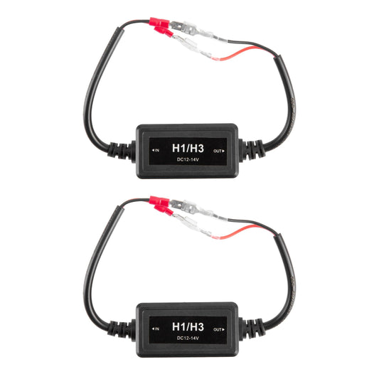 مصابيح أمامية LED مُحسّنة طراز H1/H3 C10، فك تشفير Canbus، مضاد للوميض، فلاش فائق، بدون تحذير، طقم تحويل مقاوم تسخير، قطعتان/مجموعة