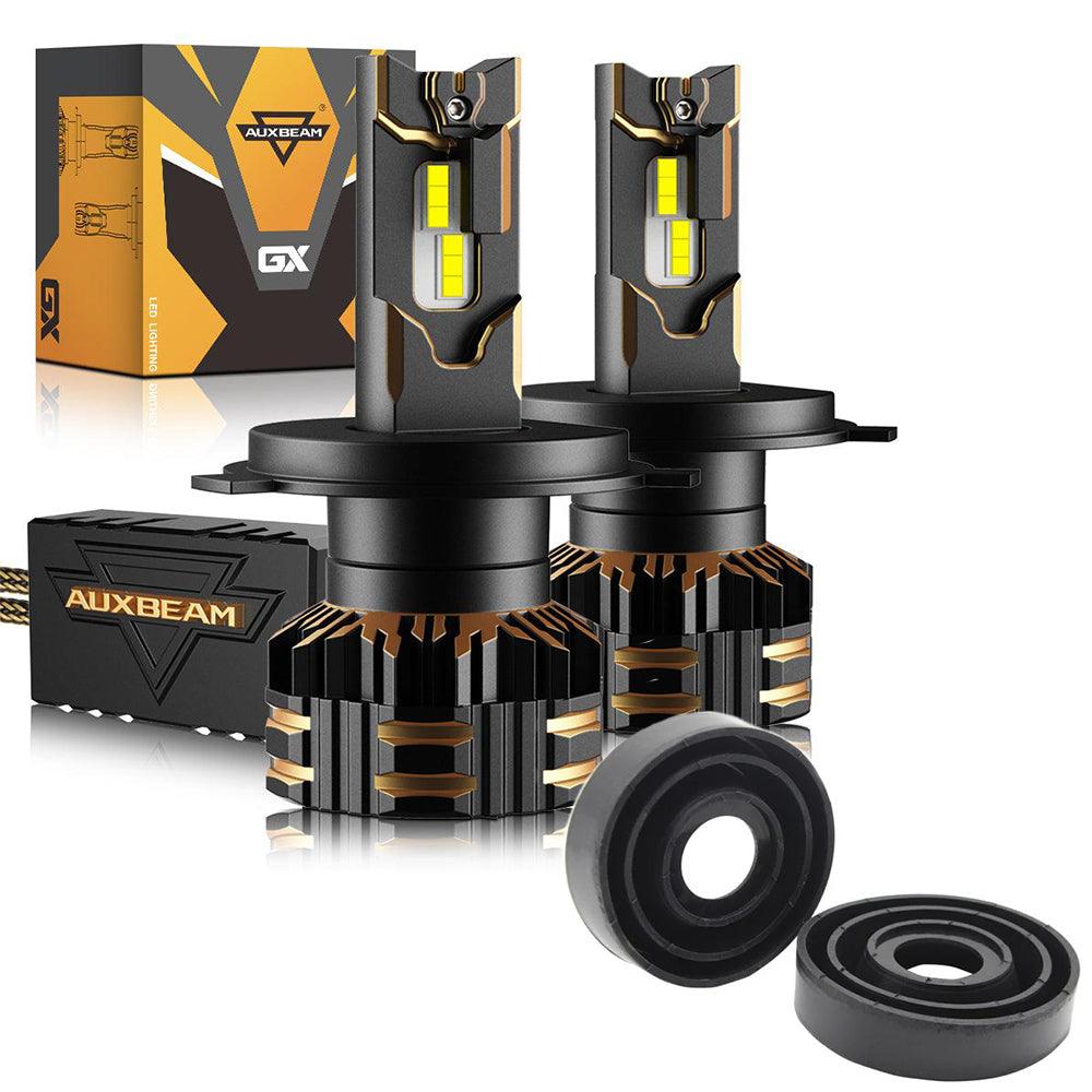 H4/9003 LED Headlight Bulbs 120W 25000LM GX Series Brightest 6500K Cool White | 2 Bulbs - Auxbeam  – éclairage LED auto