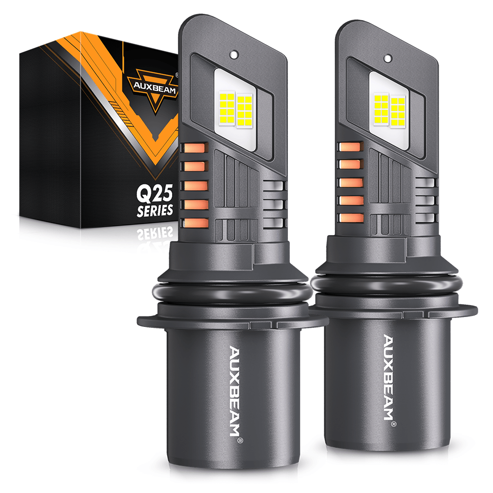 🆕Real 1:1 Size Q25 Series 20000LM 70W LED Headligt Bulbs 6500K Cool White - Auxbeam  – éclairage LED auto