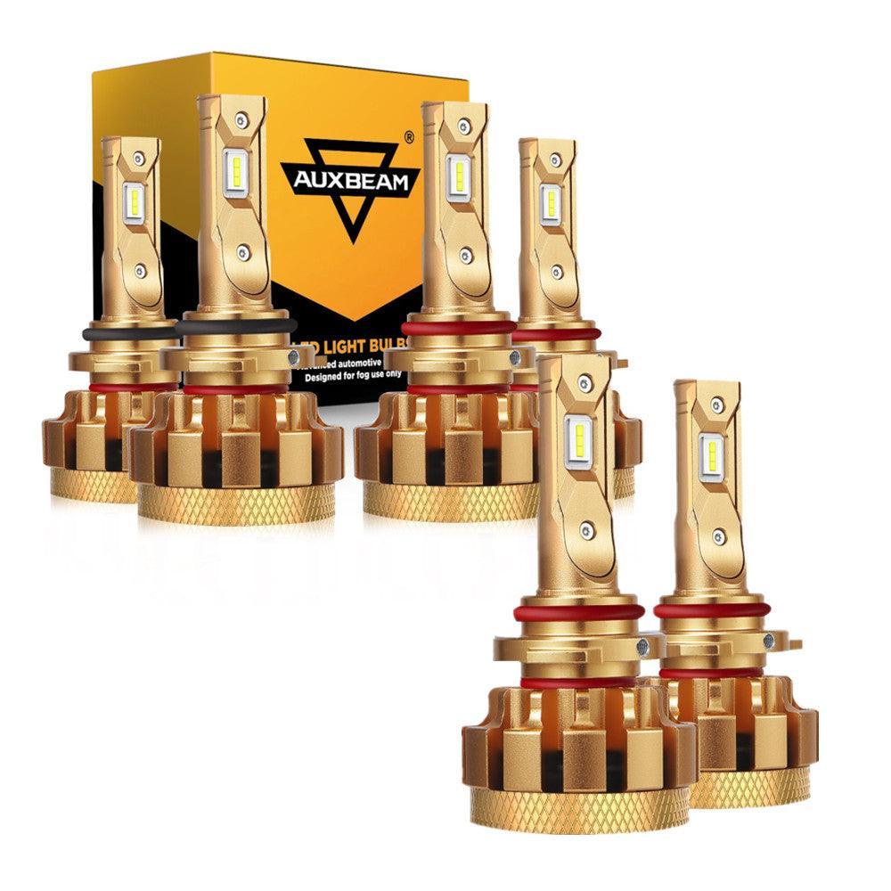 لسيارات شيفروليه سيلفرادو 1500 2500 3500 HD Classic موديلات 2003-2007، طراز F-16 Plus Series 9005+9006، فئة السيارات، مصابيح LED مدمجة من Canbus، 28000 لومن، حزمة شعاع عالي ومنخفض