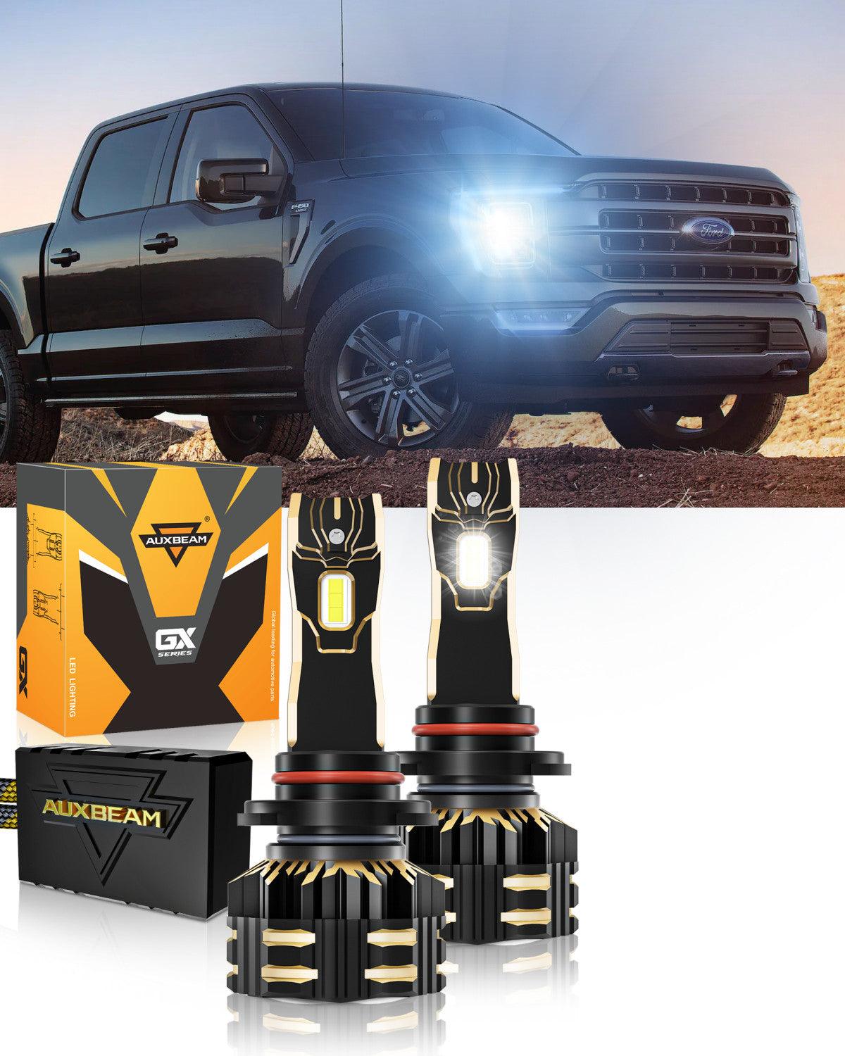 For 2021 Ford F-150 9005 H11 LED Headlight Bulbs Bundle - Auxbeam  – éclairage LED auto