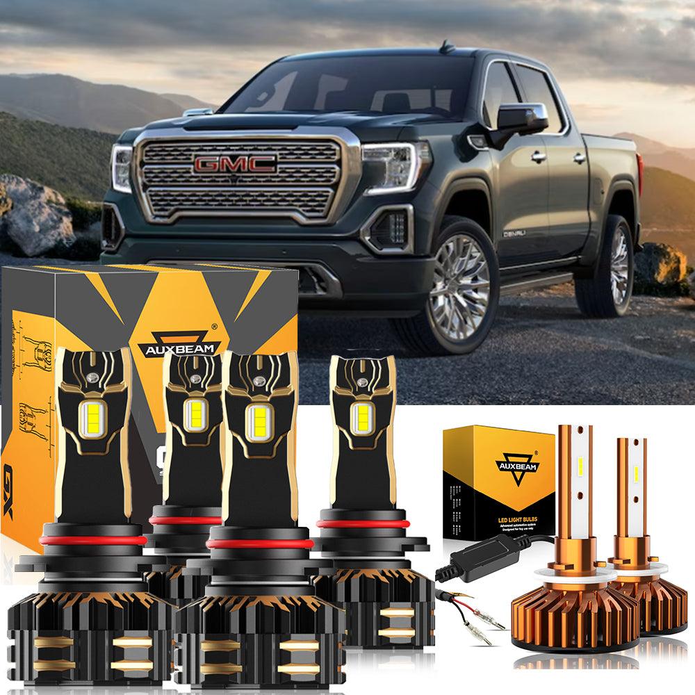 For 2002 GMC Sierra 1500 9005 LED Headlight Bulbs Bundle - Auxbeam  – éclairage LED auto