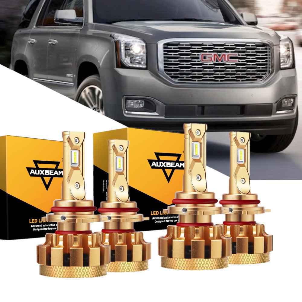 For 2002-2006 GMC Yukon XL 1500(Denali) F-16 Plus Series Built-in Canbus Automotive Grade 14000LM LED Light Bulbs High Low Beam Bundle - Auxbeam  – éclairage LED auto