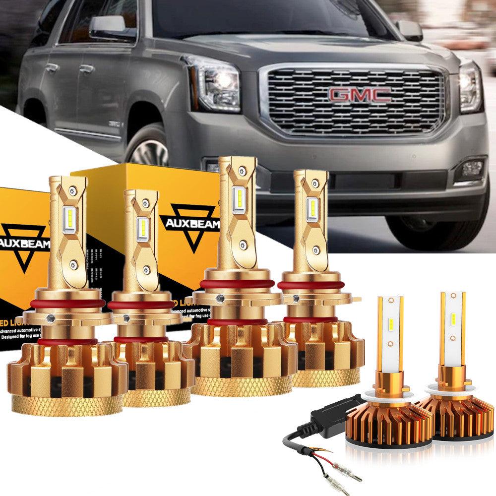 For 2002-2006 GMC Yukon XL 1500(Denali) F-16 Plus Series Built-in Canbus Automotive Grade 14000LM LED Light Bulbs High Low Beam Bundle - Auxbeam  – éclairage LED auto