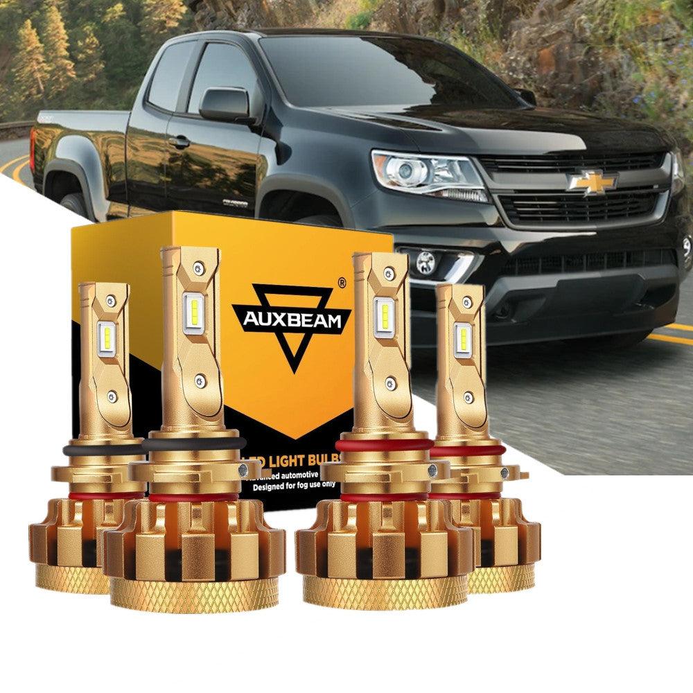 For 2004-2009 Chevrolet Colorado F-16 Plus Series Built-in Canbus Automotive Grade 14000LM LED Light Bulbs High Low Beam Bundle - Auxbeam  – éclairage LED auto