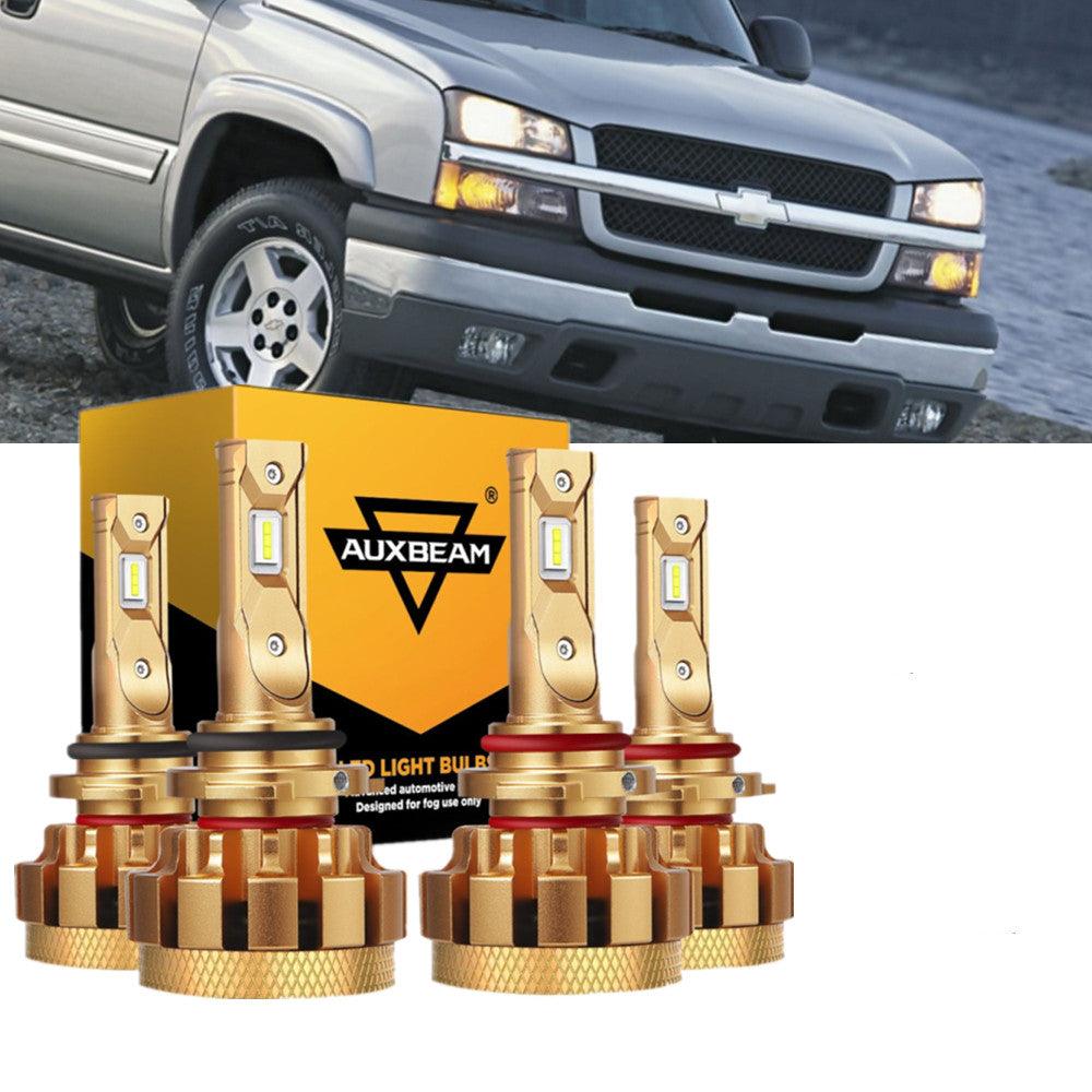 For 2003-2004 Chevrolet Silverado 2500 F-16 Plus Series Built-in Canbus Automotive Grade 14000LM LED Light Bulbs High Low Beam Bundle - Auxbeam  – éclairage LED auto