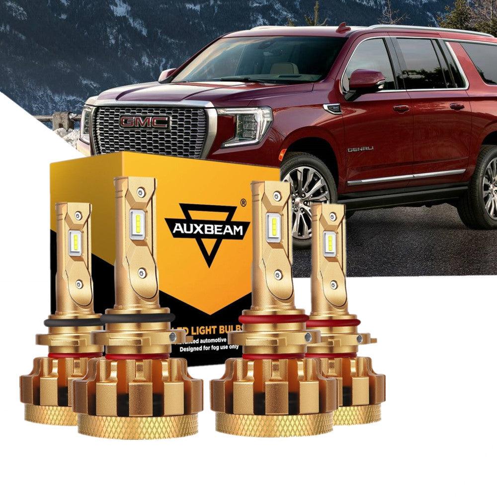 For 2000-2001 GMC Yukon F-16 Plus Series Built-in Canbus Automotive Grade 14000LM LED Light Bulbs High Low Beam Bundle - Auxbeam  – éclairage LED auto