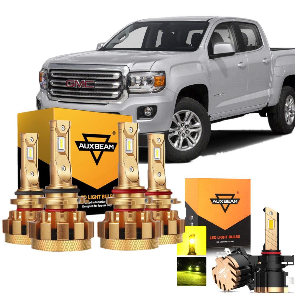 For 2004-2008 GMC Canyon F-16 Plus Series Built-in Canbus Automotive Grade 14000LM LED Light Bulbs High Low Beam Bundle - Auxbeam  – éclairage LED auto