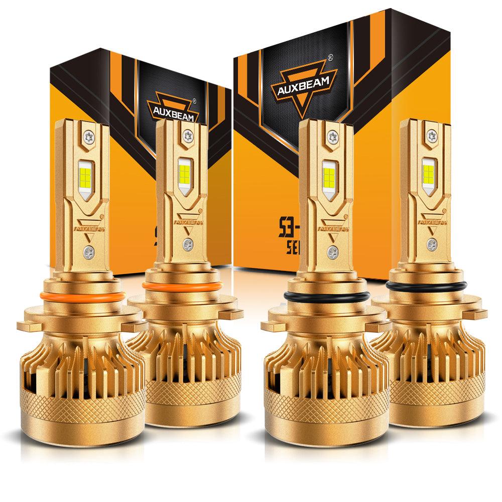 🆕Dual Decoder CAN-BUS Error Free S3 Pro Series 12V 24000LM 120W LED Headlight Bulbs 6500K Cool White - Auxbeam  – éclairage LED auto