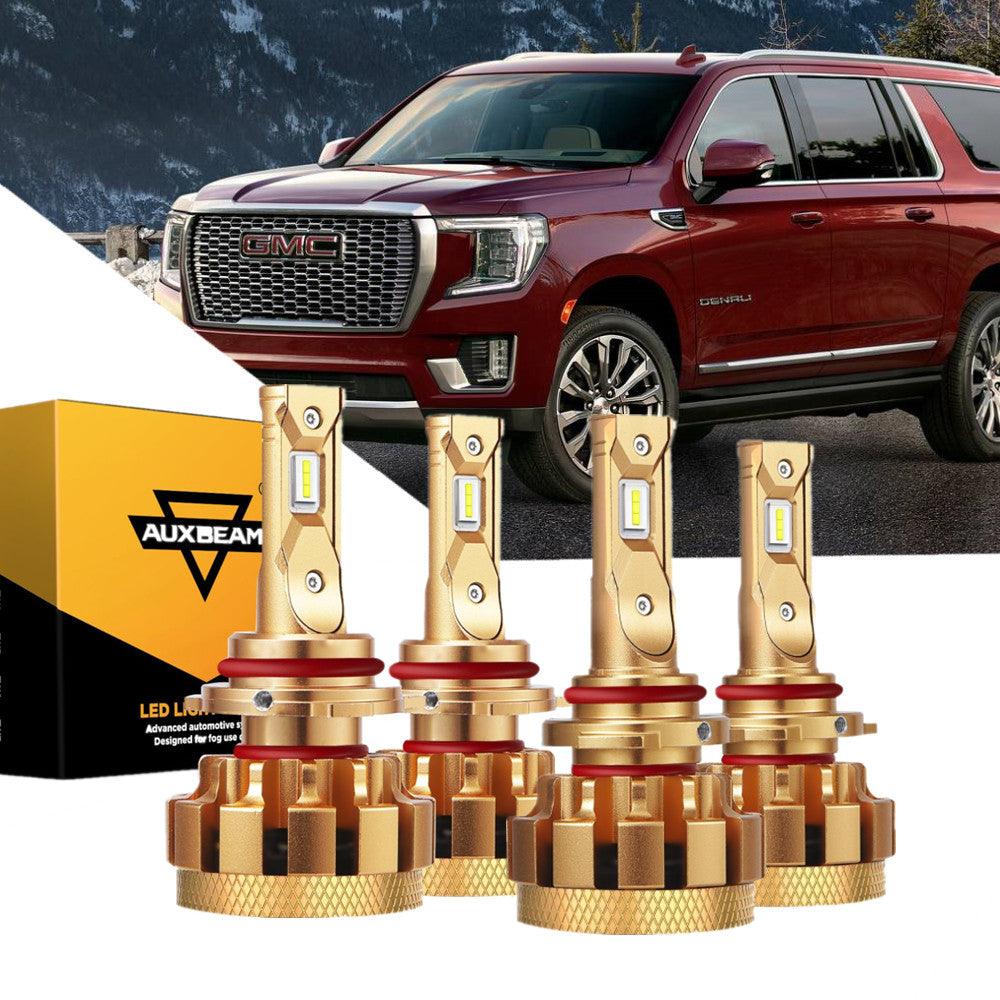 For 2002-2006 GMC Yukon(Denali) F-16 Plus Series Built-in Canbus Automotive Grade 14000LM LED Light Bulbs High Low Beam Bundle - Auxbeam  – éclairage LED auto