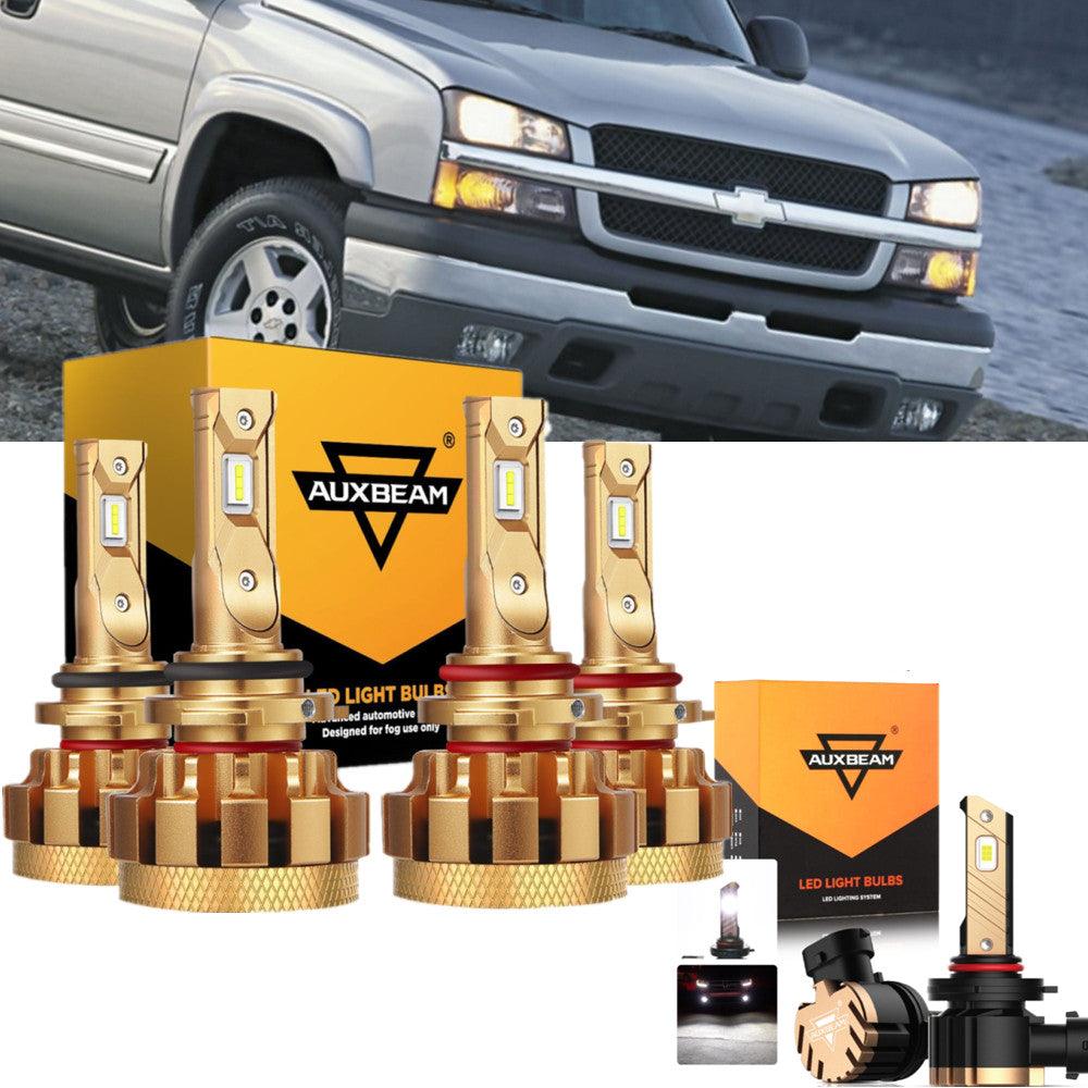 For 2003-2004 Chevrolet Silverado 2500 F-16 Plus Series Built-in Canbus Automotive Grade 14000LM LED Light Bulbs High Low Beam Bundle - Auxbeam  – éclairage LED auto