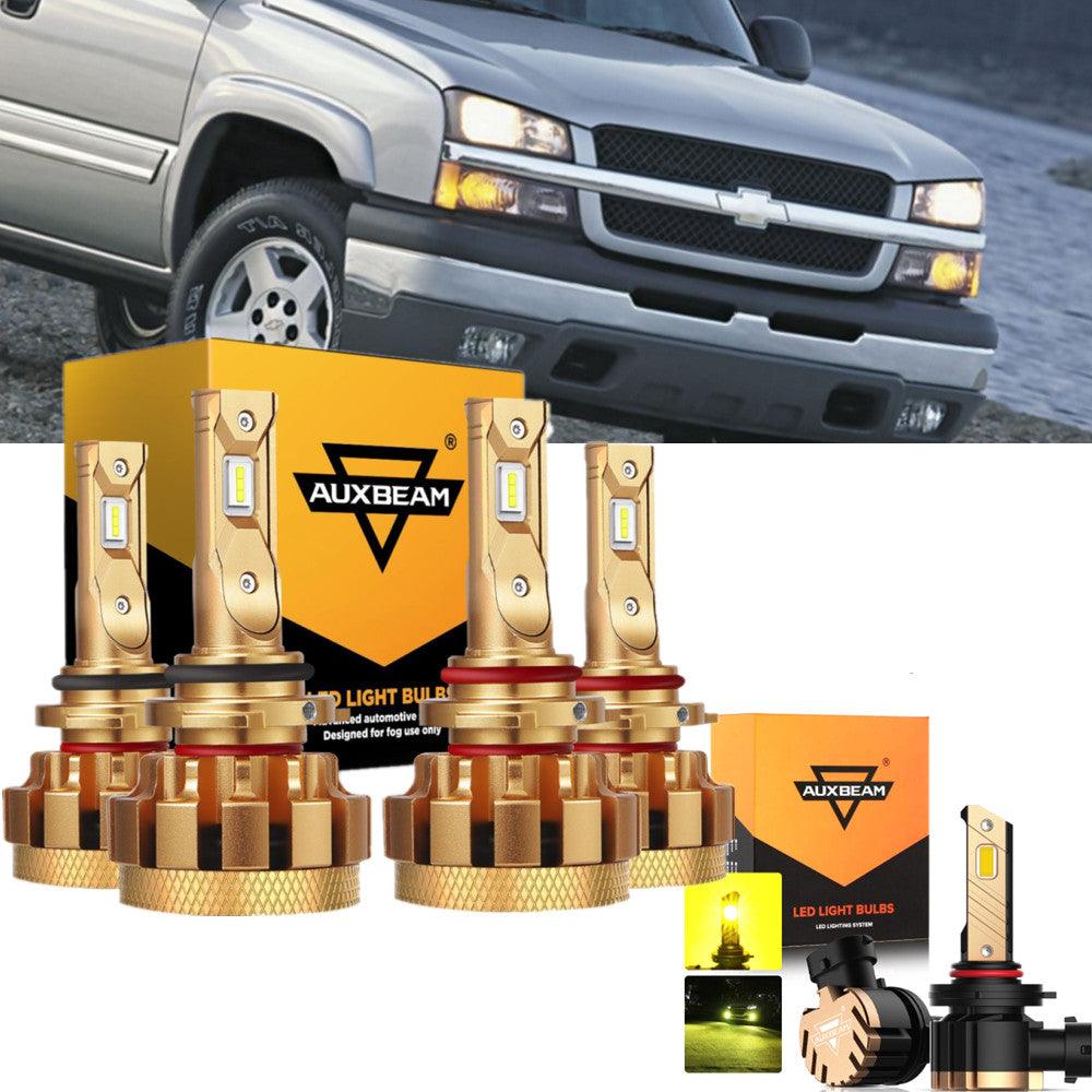 For 2003-2004 Chevrolet Silverado 2500 F-16 Plus Series Built-in Canbus Automotive Grade 14000LM LED Light Bulbs High Low Beam Bundle - Auxbeam  – éclairage LED auto