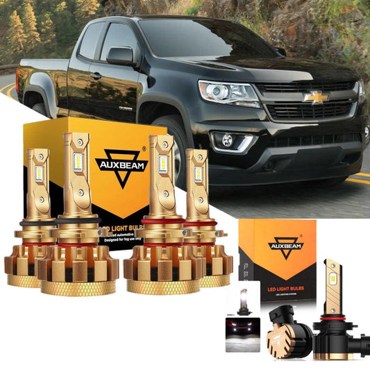 For 2010-2012 Chevrolet Colorado F-16 Plus Series Built-in Canbus Automotive Grade 14000LM LED Light Bulbs High Low Beam Bundle - Auxbeam  – éclairage LED auto