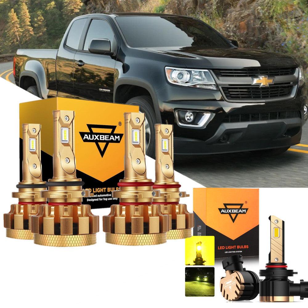 For 2004-2009 Chevrolet Colorado F-16 Plus Series Built-in Canbus Automotive Grade 14000LM LED Light Bulbs High Low Beam Bundle - Auxbeam  – éclairage LED auto