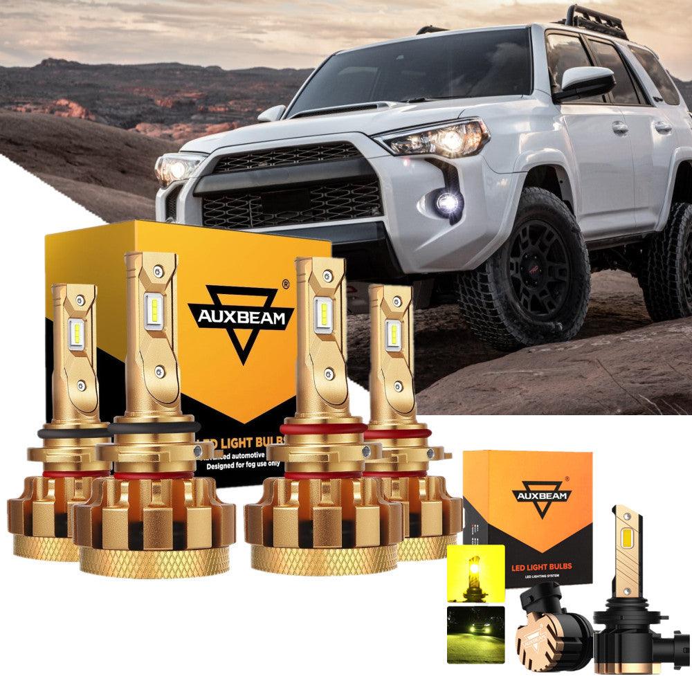 For 2003-2005 Toyota 4Runner F-16 Plus Series Built-in Canbus Automotive Grade 14000LM LED Light Bulbs High Low Beam Bundle - Auxbeam  – éclairage LED auto