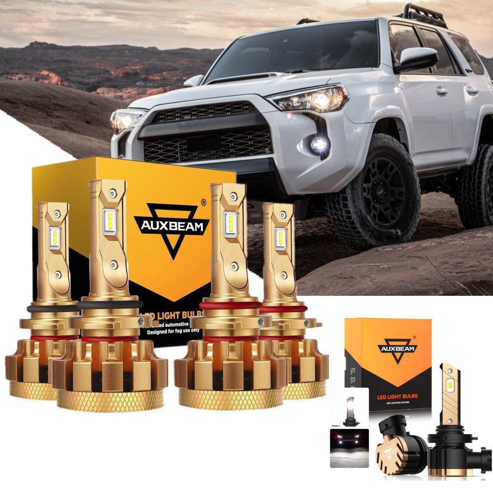 For 2003-2005 Toyota 4Runner F-16 Plus Series Built-in Canbus Automotive Grade 14000LM LED Light Bulbs High Low Beam Bundle - Auxbeam  – éclairage LED auto