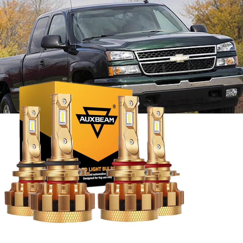 For 2007 Chevrolet Silverado 1500 HD Classic F-16 Plus Series Built-in Canbus Automotive Grade 14000LM LED Light Bulbs High Low Beam Bundle - Auxbeam  – éclairage LED auto