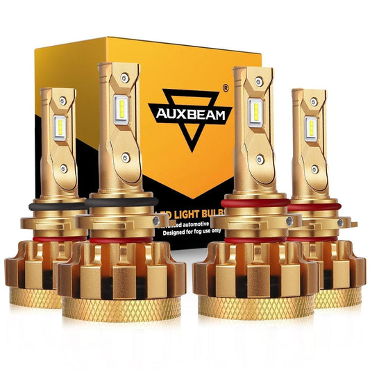 For 2001-2002 GMC Sierra 2500 HD F-16 Plus Series Built-in Canbus Automotive Grade 14000LM LED Light Bulbs High Low Beam Bundle - Auxbeam  – éclairage LED auto